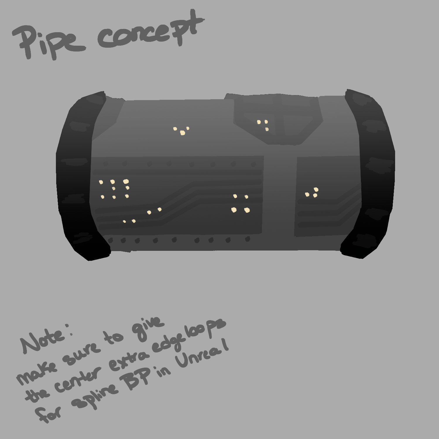 Pillar Orthographic